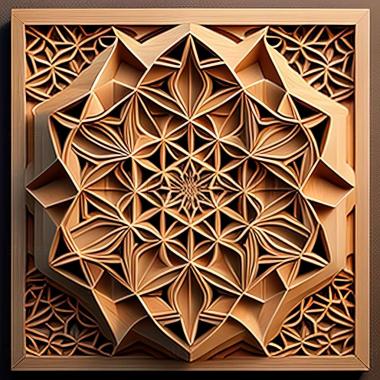 3D model sacred geometry (STL)